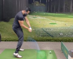 ドライバー練習へ　ｂｙ石田